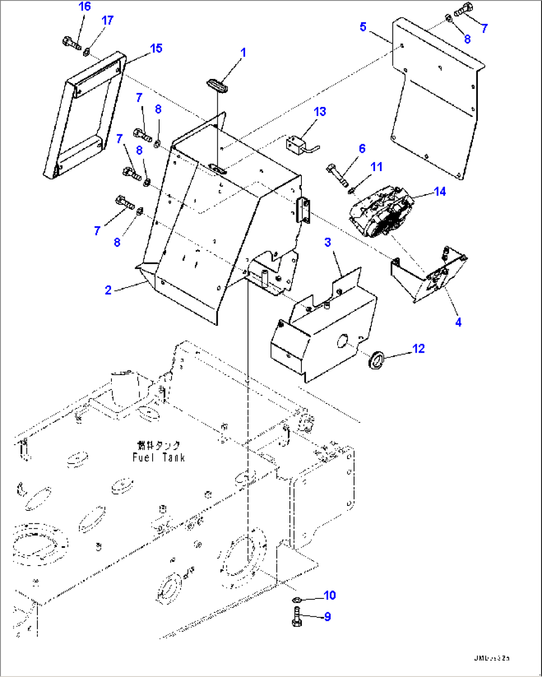 Fuel Tank Group, DEF Pump (#10001-)