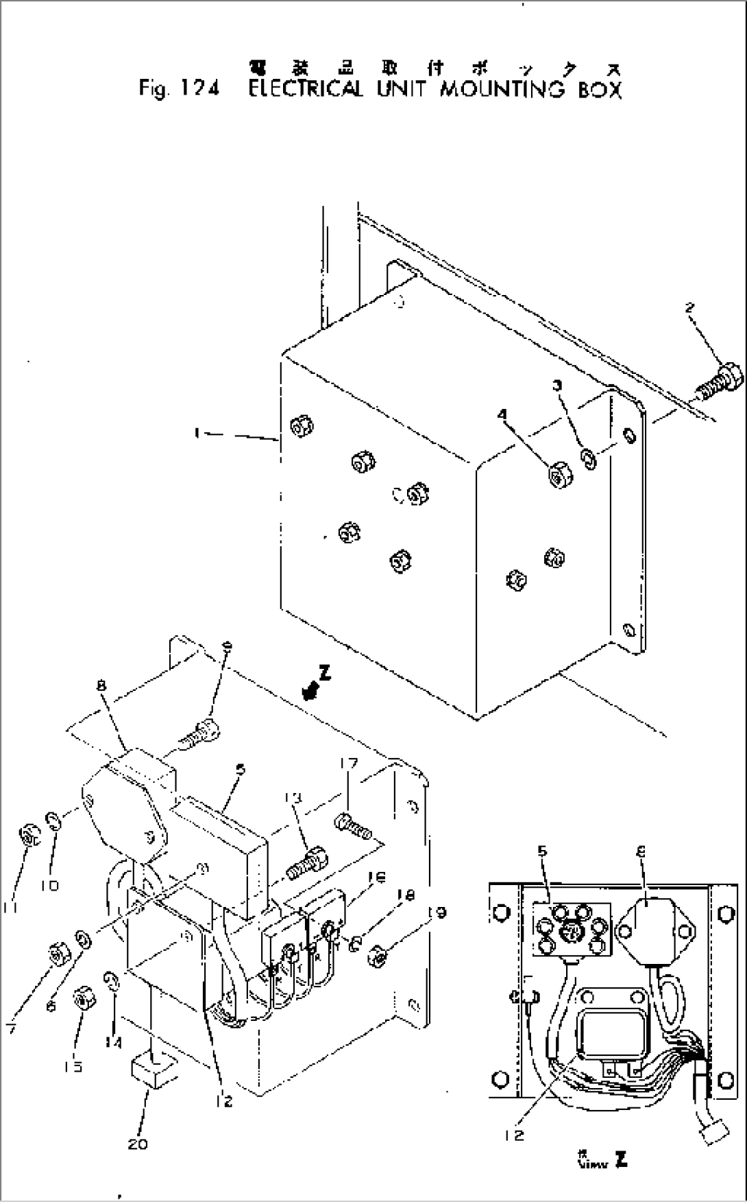 ELECTRICAL UNIT MOUNTING BOX