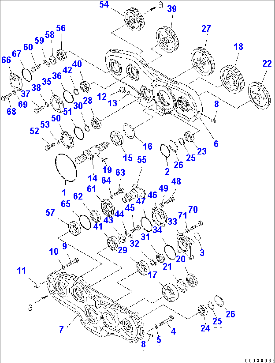 POWER TAKE OFF (WITH TOWING WINCH)(#14592-)
