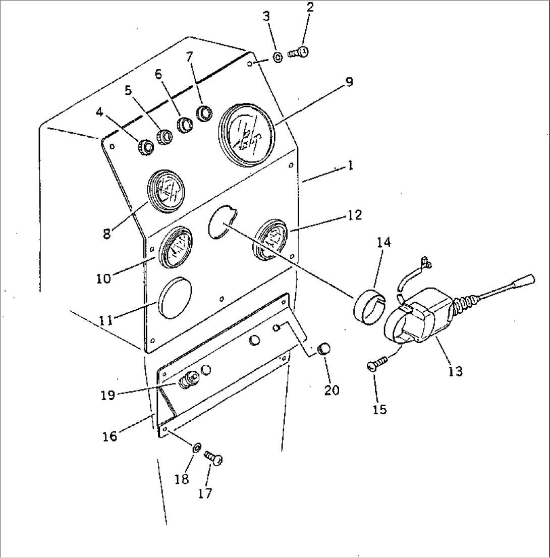 INSTRUMENT PANEL (1/2)