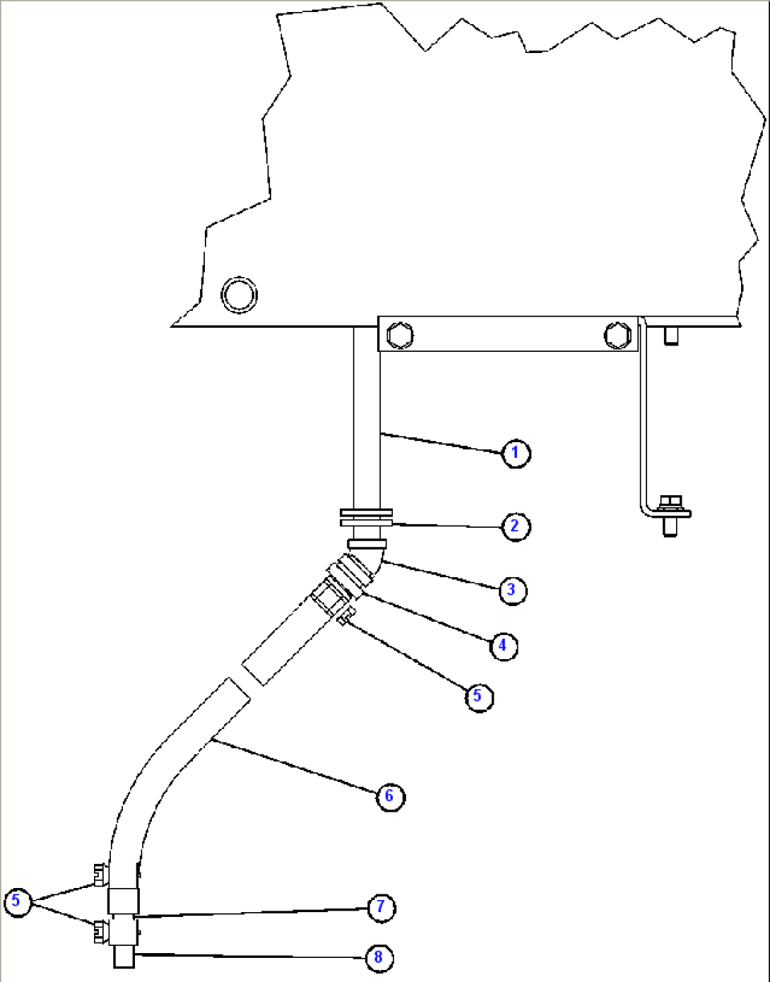 HEATER/AC DRAIN HOSE INSTALLATION