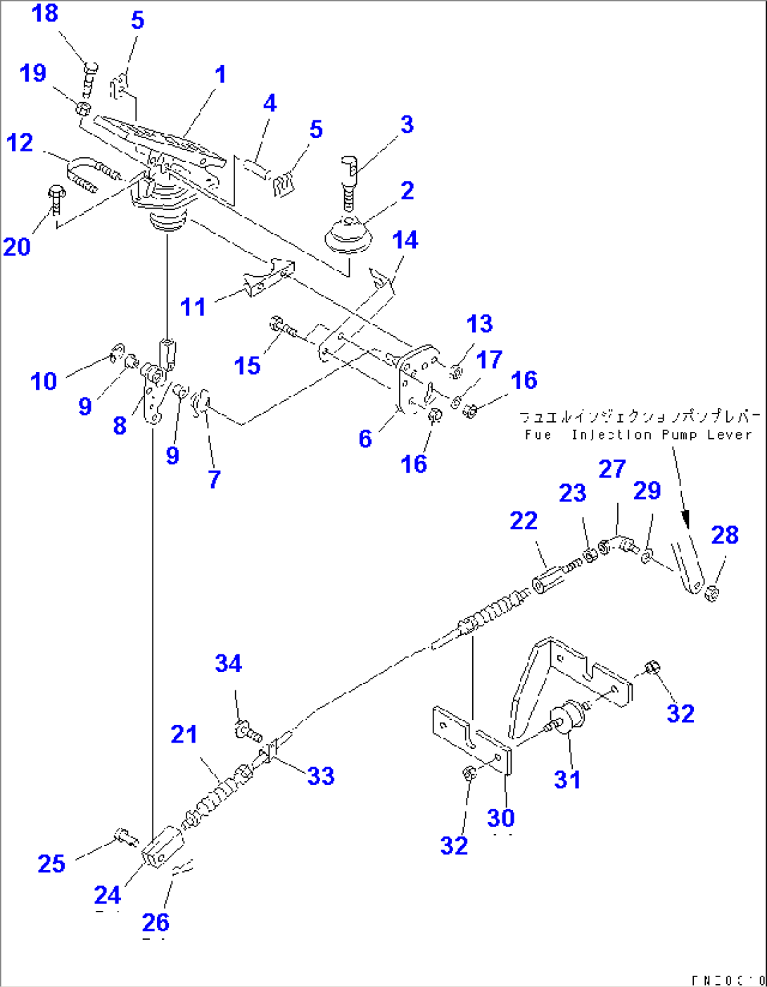 ACCELERATOR PEDAL AND LINKAGE(#50001-)