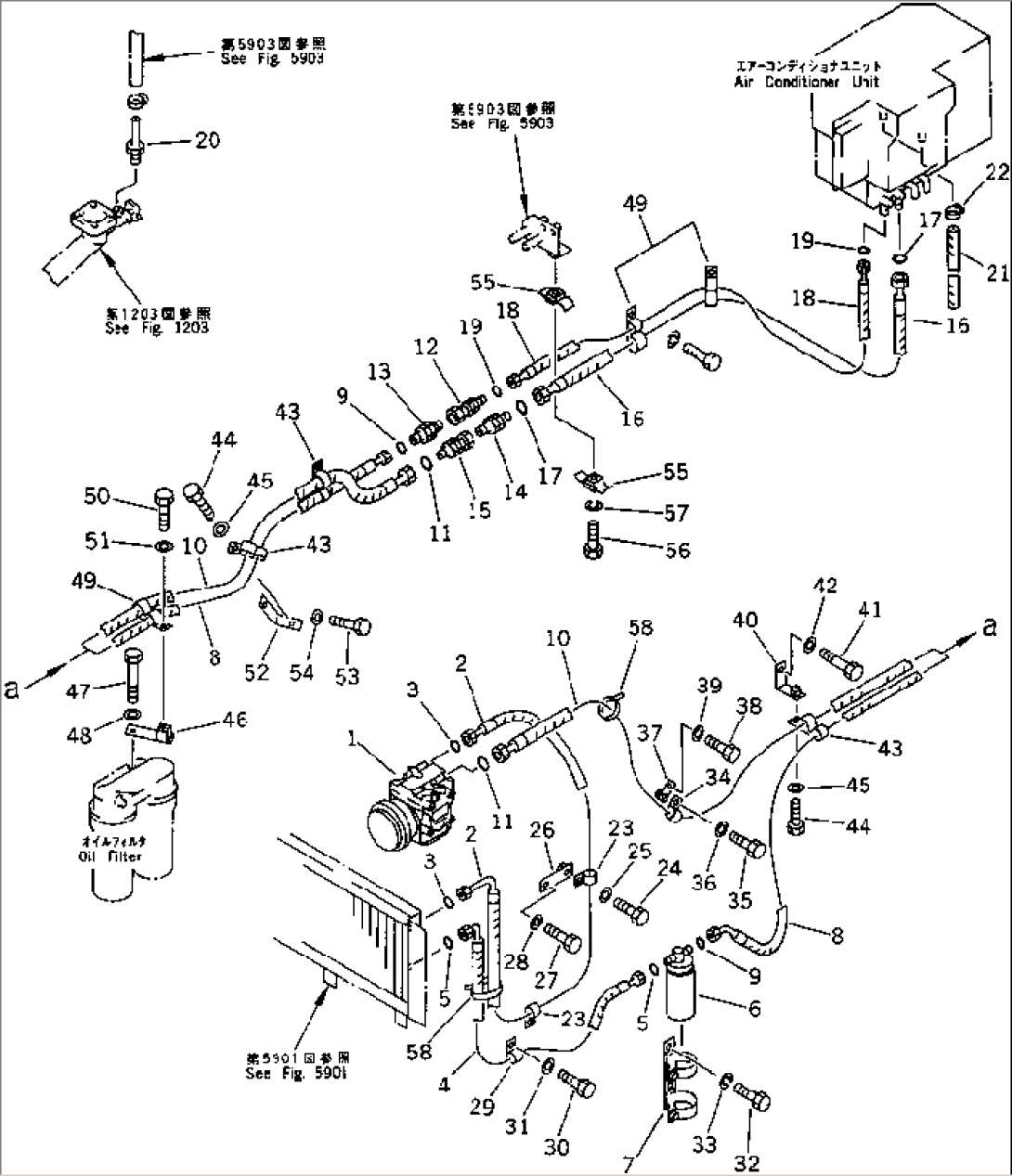 AIR CONDITIONER PIPING (COOLER LINE)(#16001-16490)