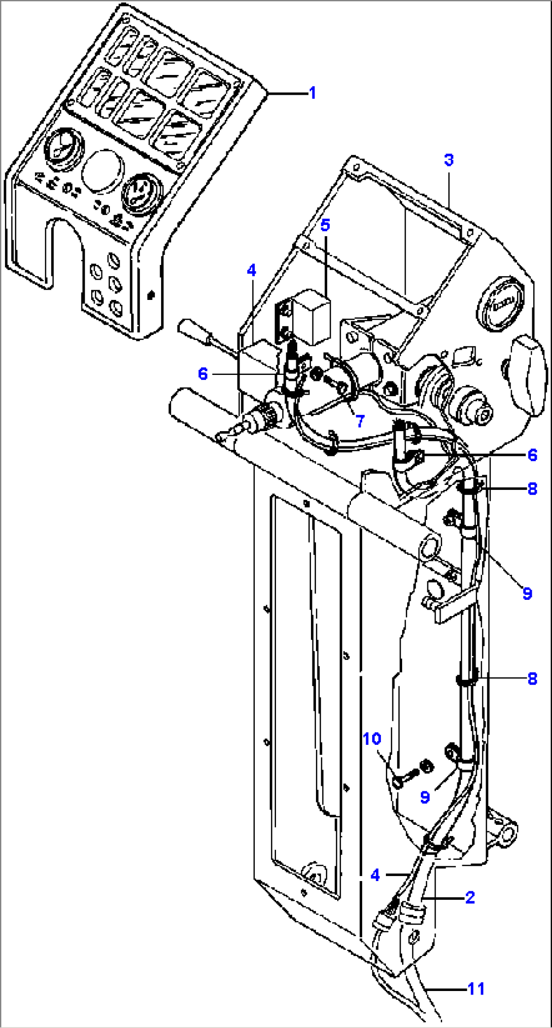 STEERING CONSOLE WIRING