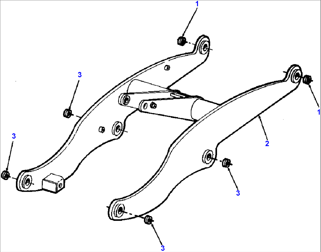 BOOM ASSEMBLY USED WITH AUXILIARY PIPING