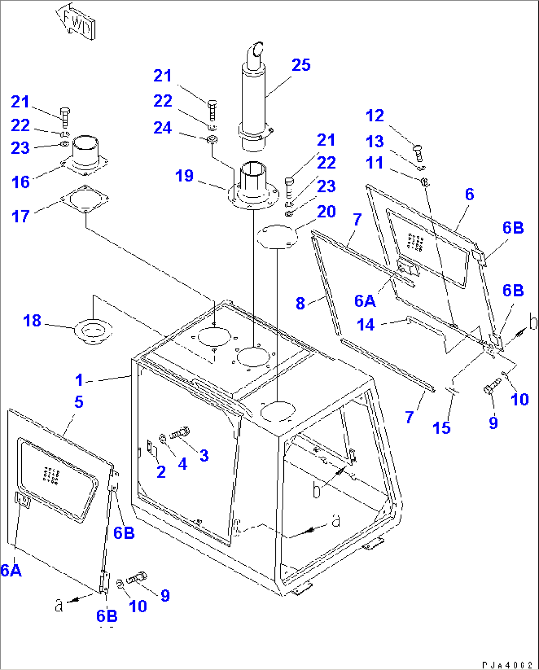 ENGINE HOOD (1/4)(#1400-)