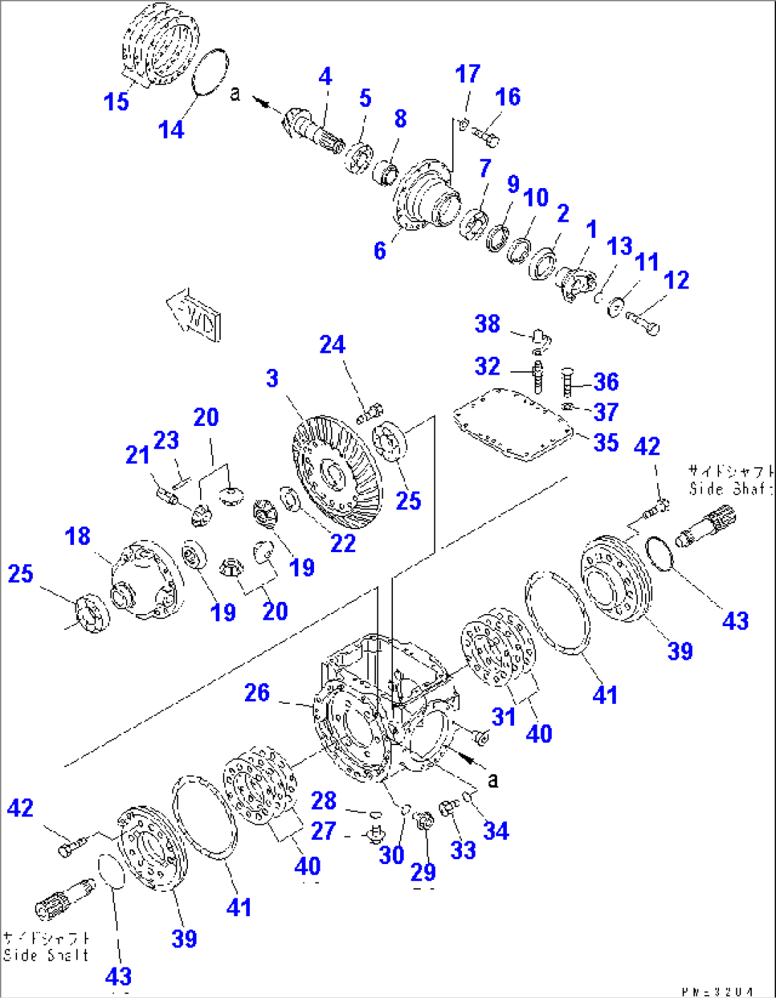 FRONT AXLE (DIFFERENTIAL)