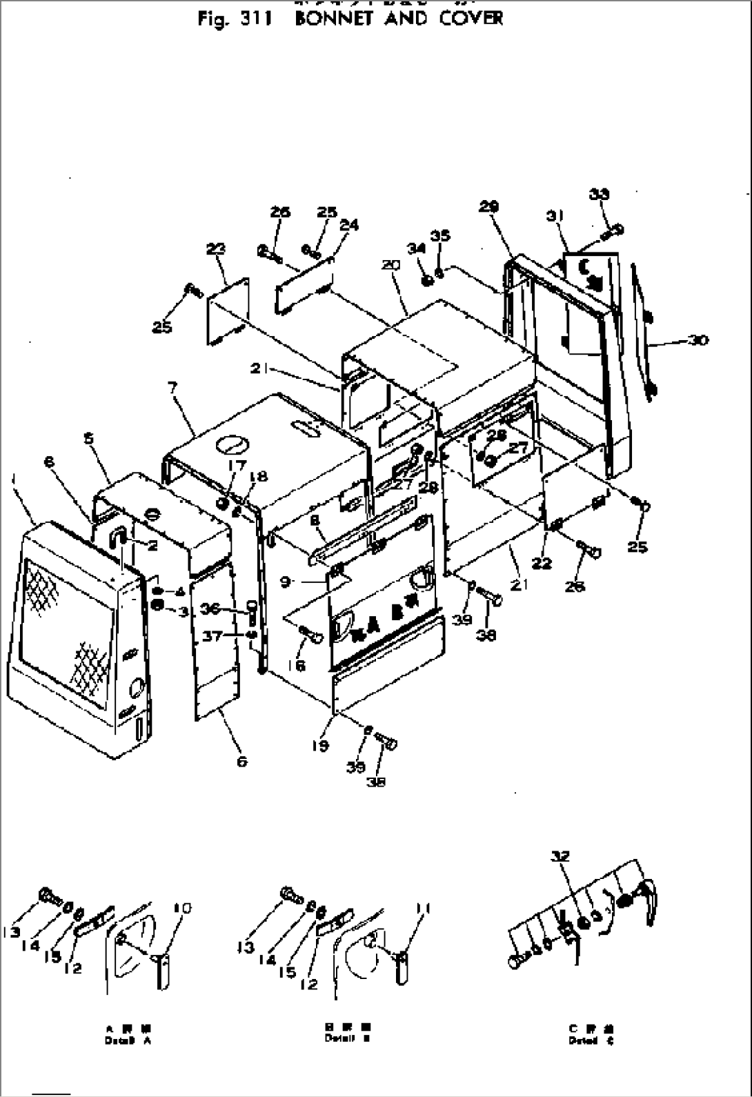 BONNET AND COVER