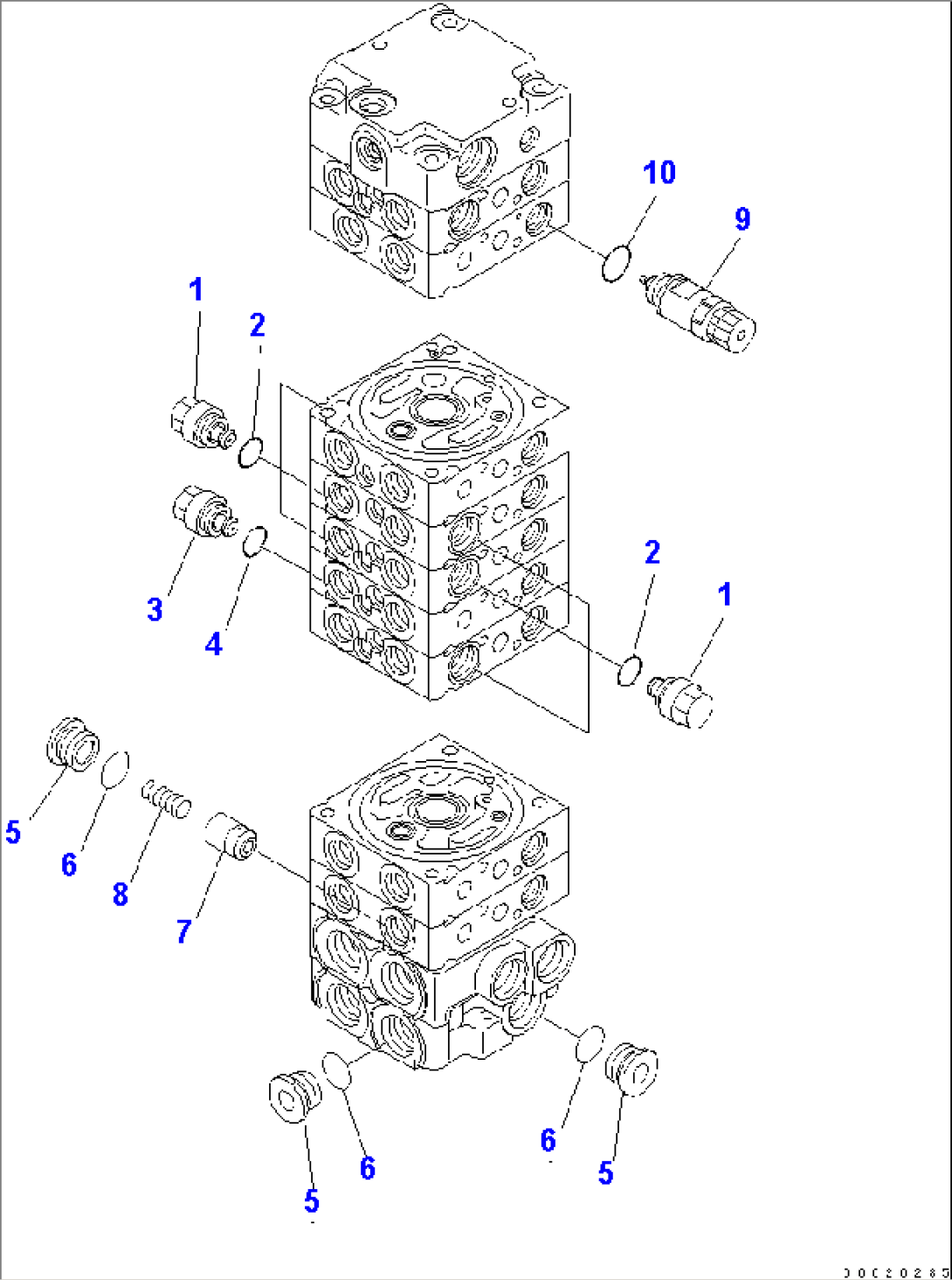 MAIN VALVE (9-VALVE) (14/16)