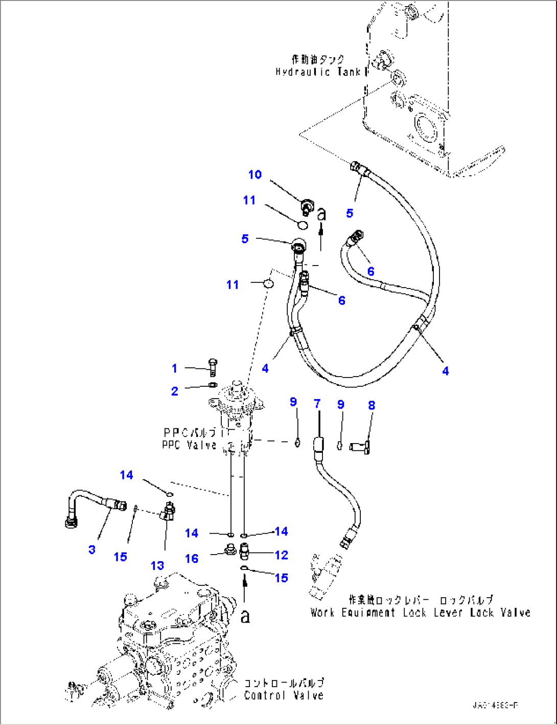 Floor Frame, PPC Piping (#10001-)