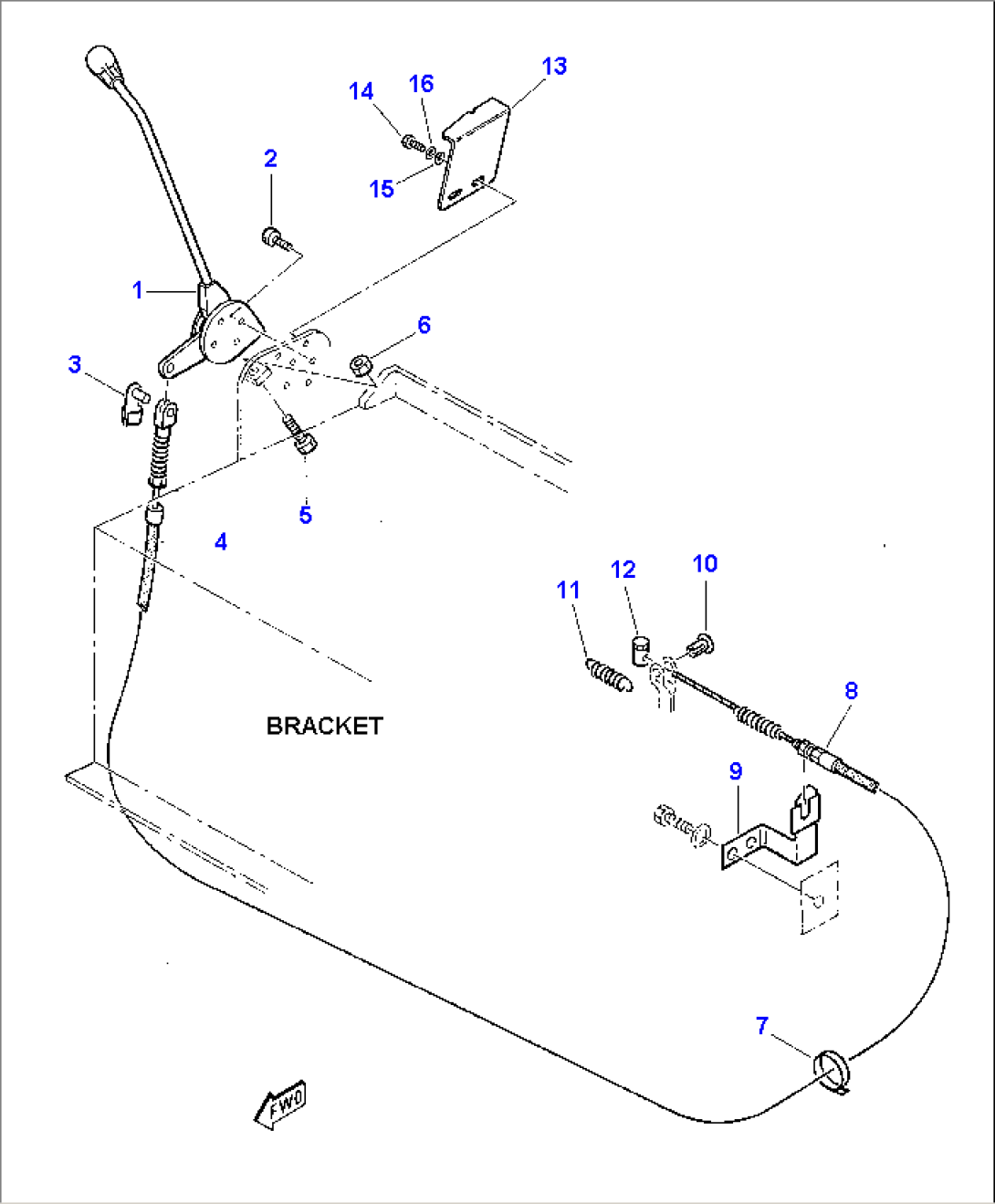 FUEL CONTROL LEVER