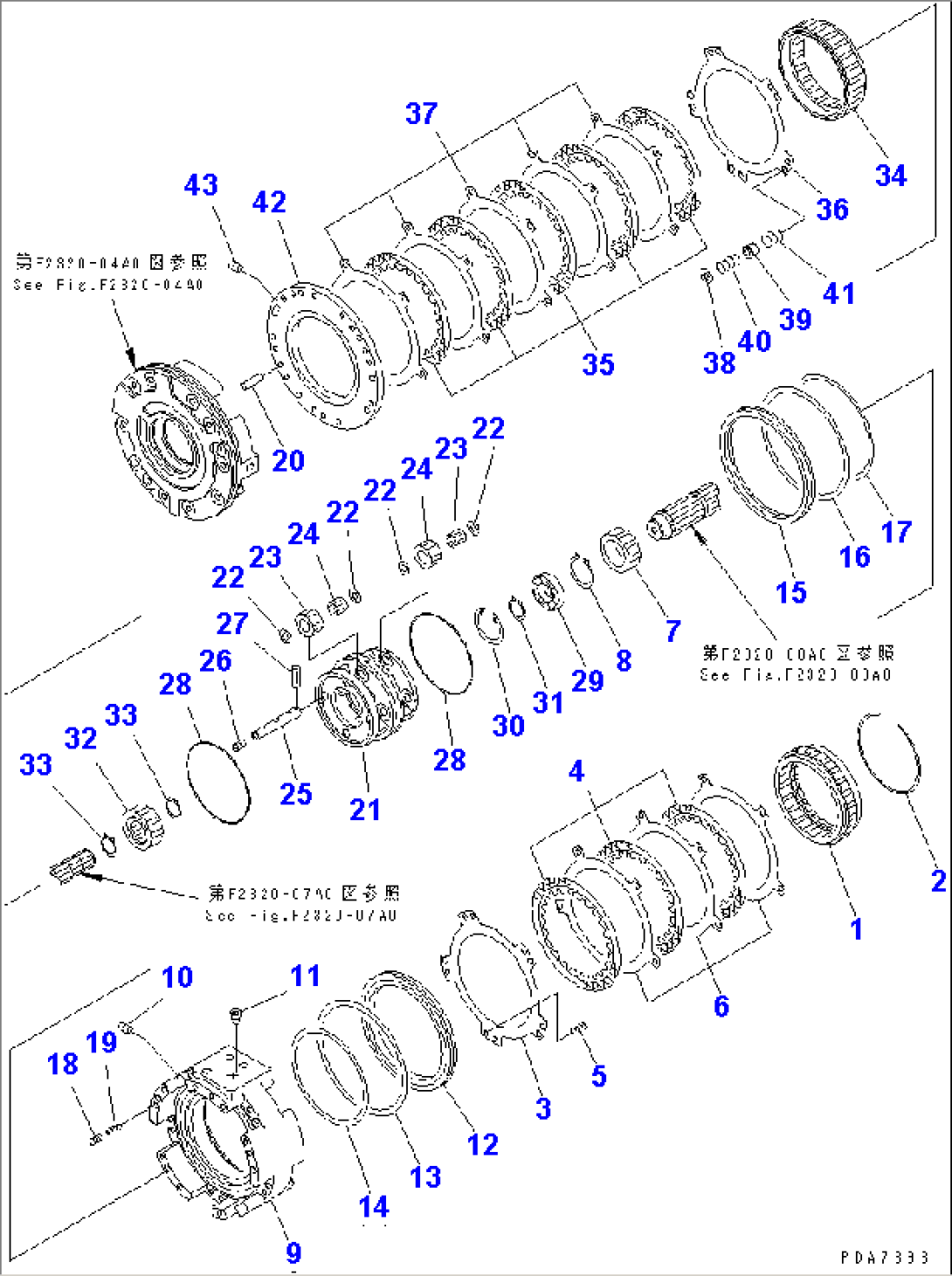 TRANSMISSION (3RD AND FORWARD CLUTCH)