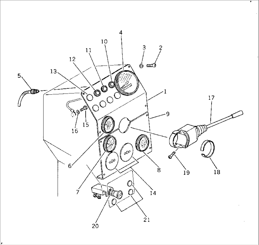 INSTRUMENT PANEL (1/2)(#50002-50694)