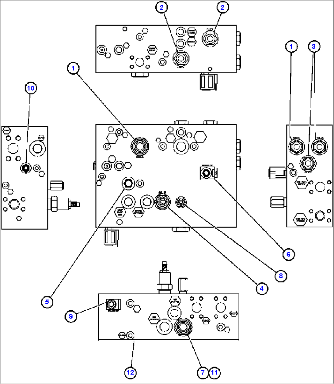 BLEEDDOWN MANIFOLD VALVE ASSM (PC0700)