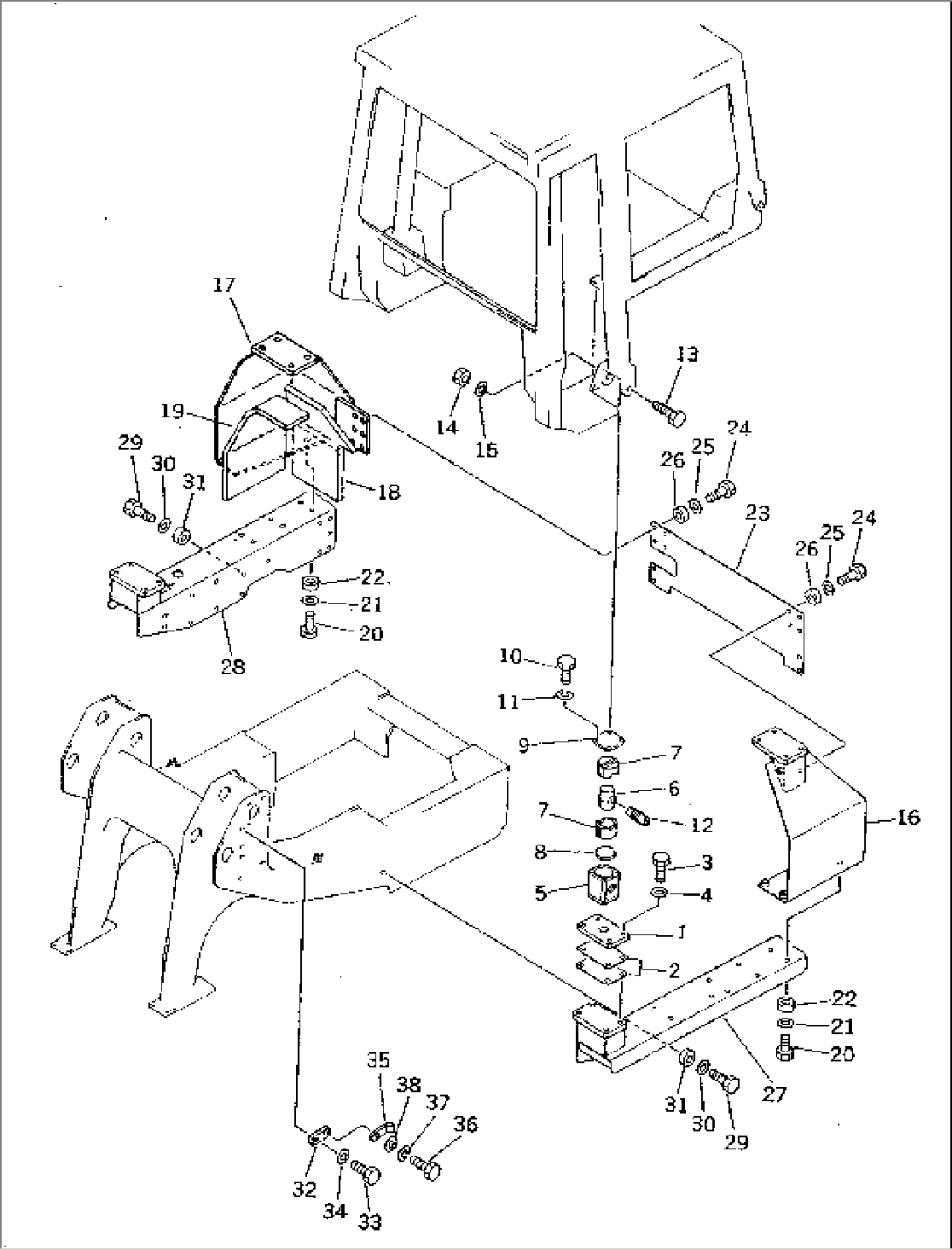 MOUNT BRACKET (FOR POPS CAB) (NOISE SUPPRESSION FOR EC)(#15908-16500)