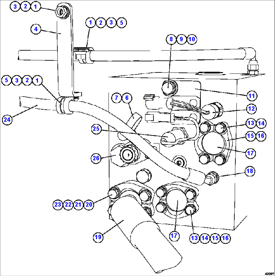 BLEEDDOWN MANIFOLD PIPING 4/4