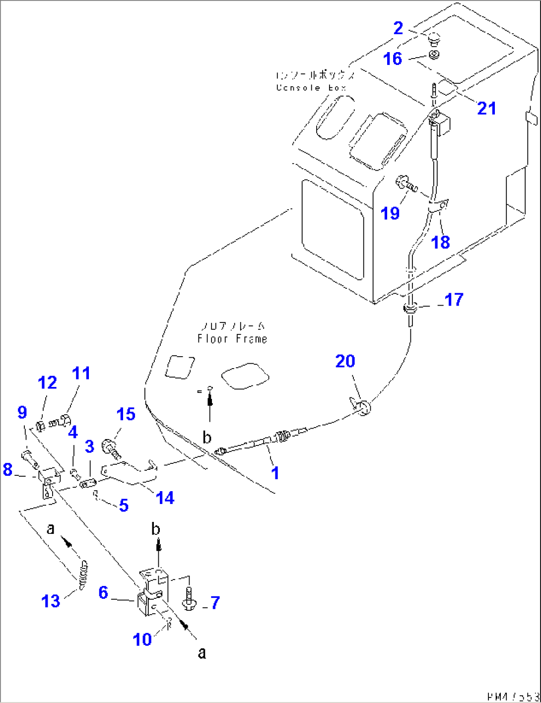 HIGH IDLE CONTROL LINKAGE(#50001-)