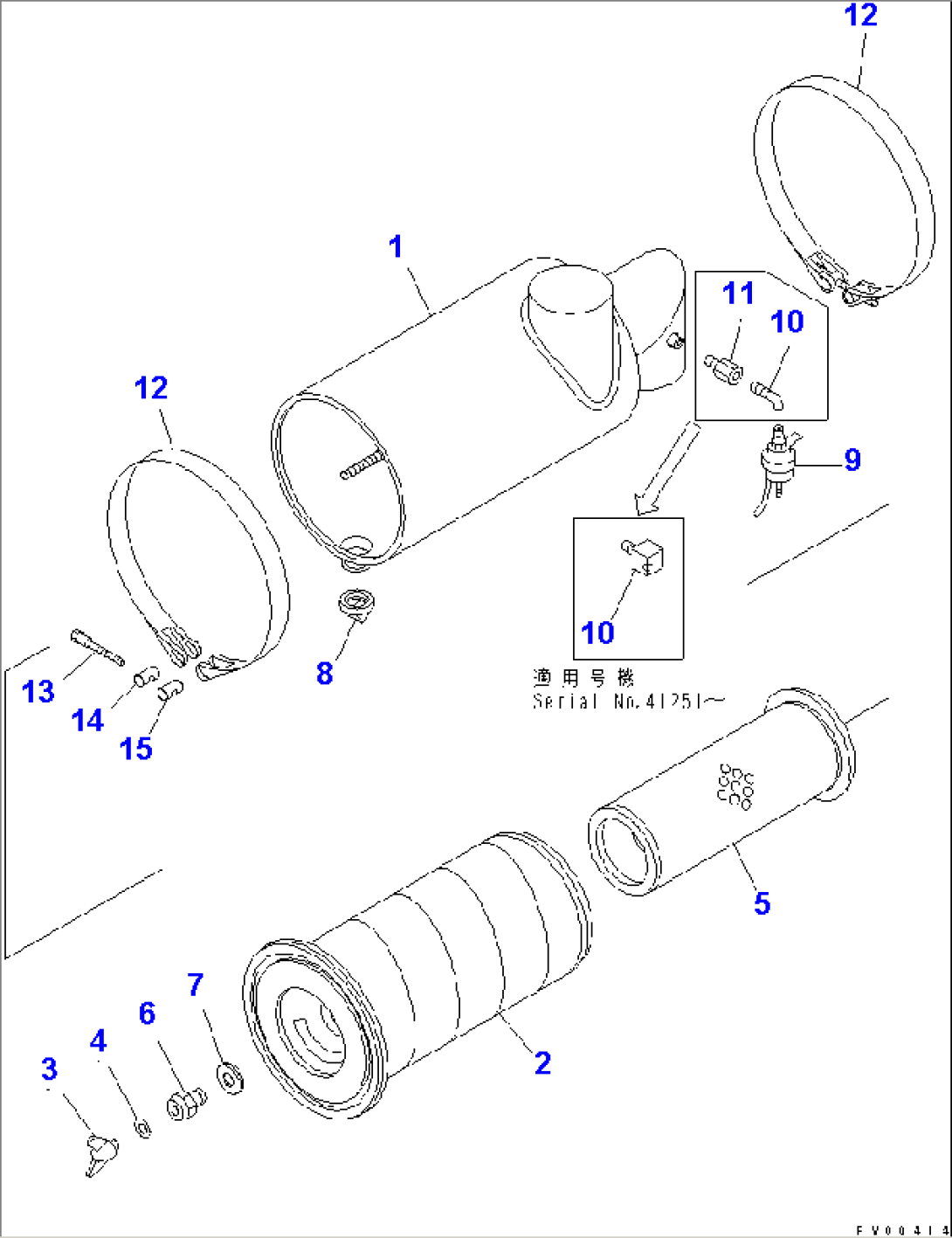 AIR CLEANER (FORWARDED INDIVIDUALLY PARTS)