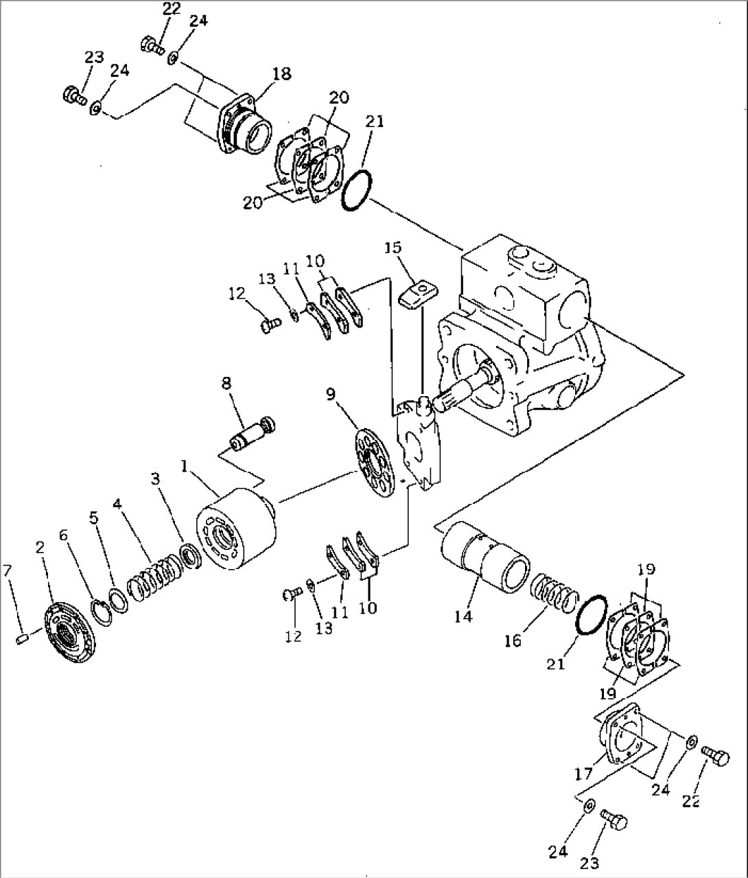 HYDRAULIC PUMP¤ REAR (6/6)