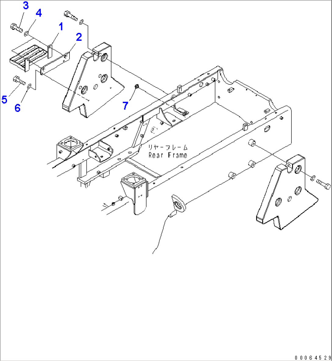 COUNTER WEIGHT (STEP) (ADDITIONAL WEIGHT)(#75001-)