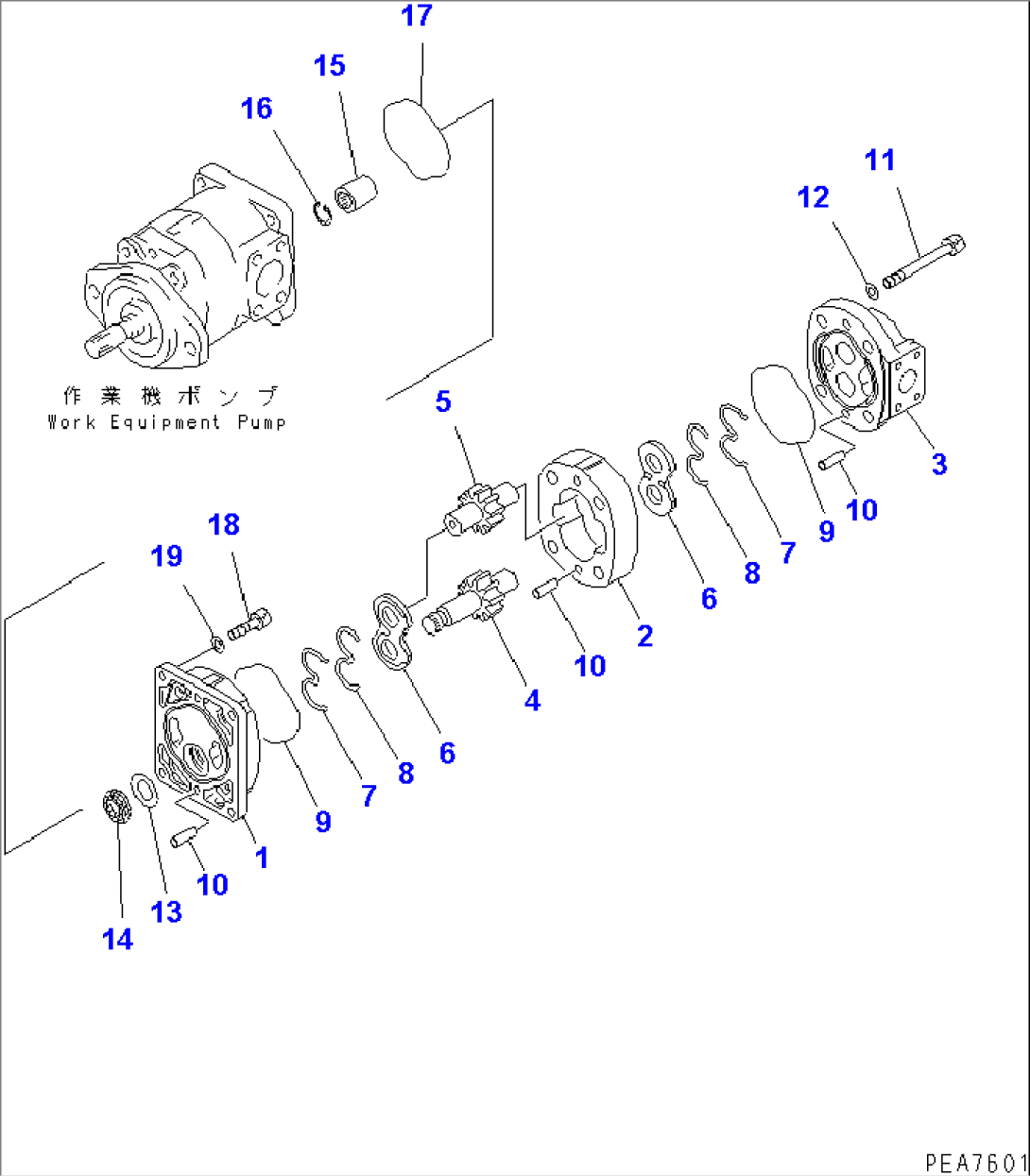 MAIN PUMP (FOR STEERING)
