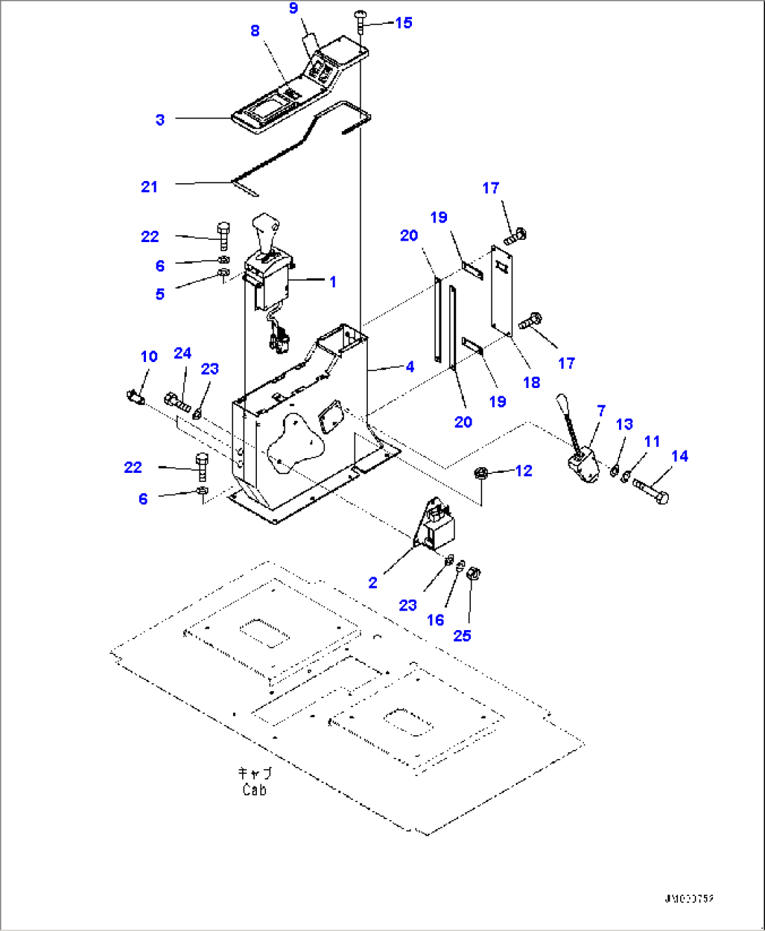 Cab, Dashboard (2/2) (#80138-)