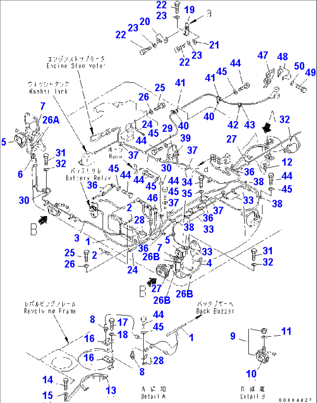 WIRING (MAIN HARNESS) (NORTH AMERICA SPEC.)(#1340-)