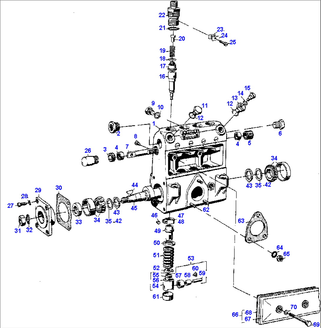 INJECTION PUMP, BODY PUMP