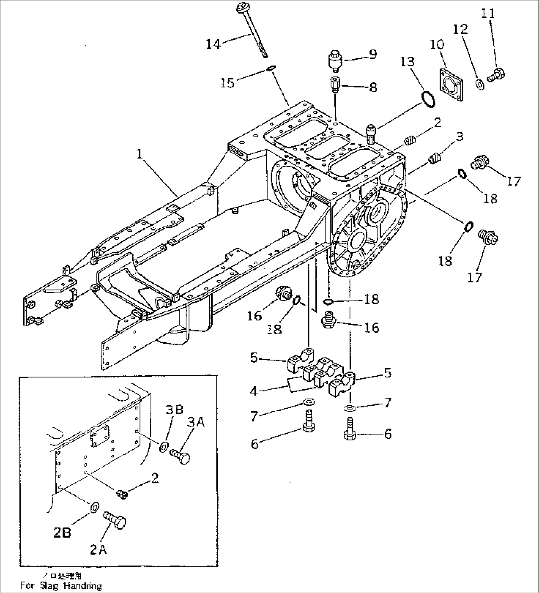 STEERING CASE AND MAIN FRAME