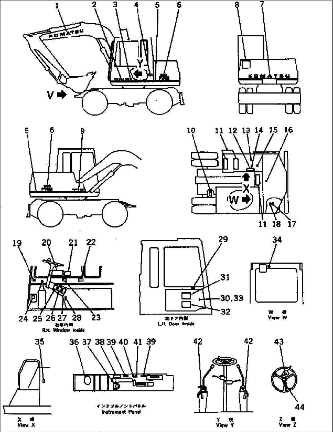 MARKS AND PLATES (ARABIC-ENGLISH)