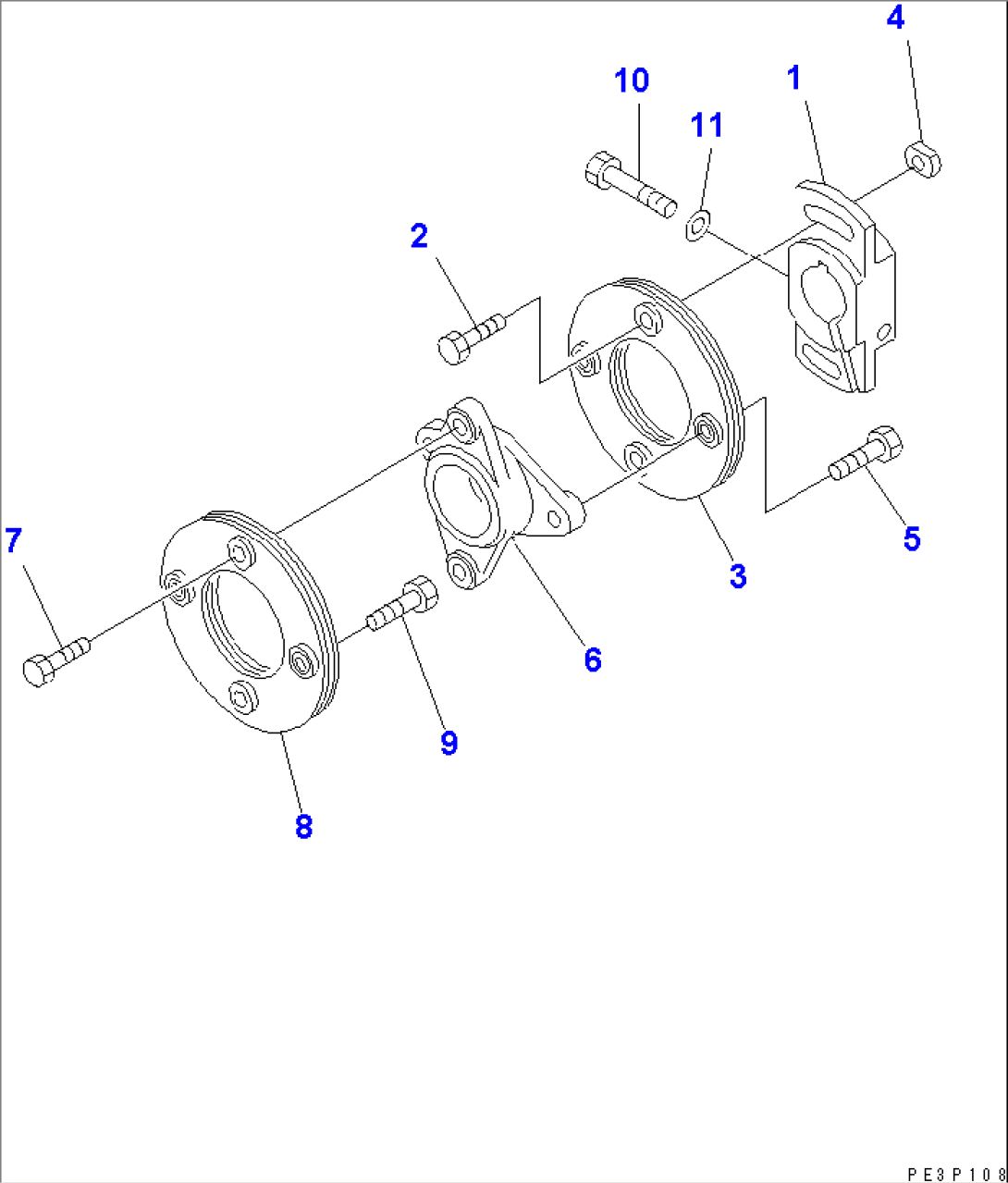 FUEL INJECTION PUMP (GOVERNOR) (2/2) (INNER PARTS)(#17220-)