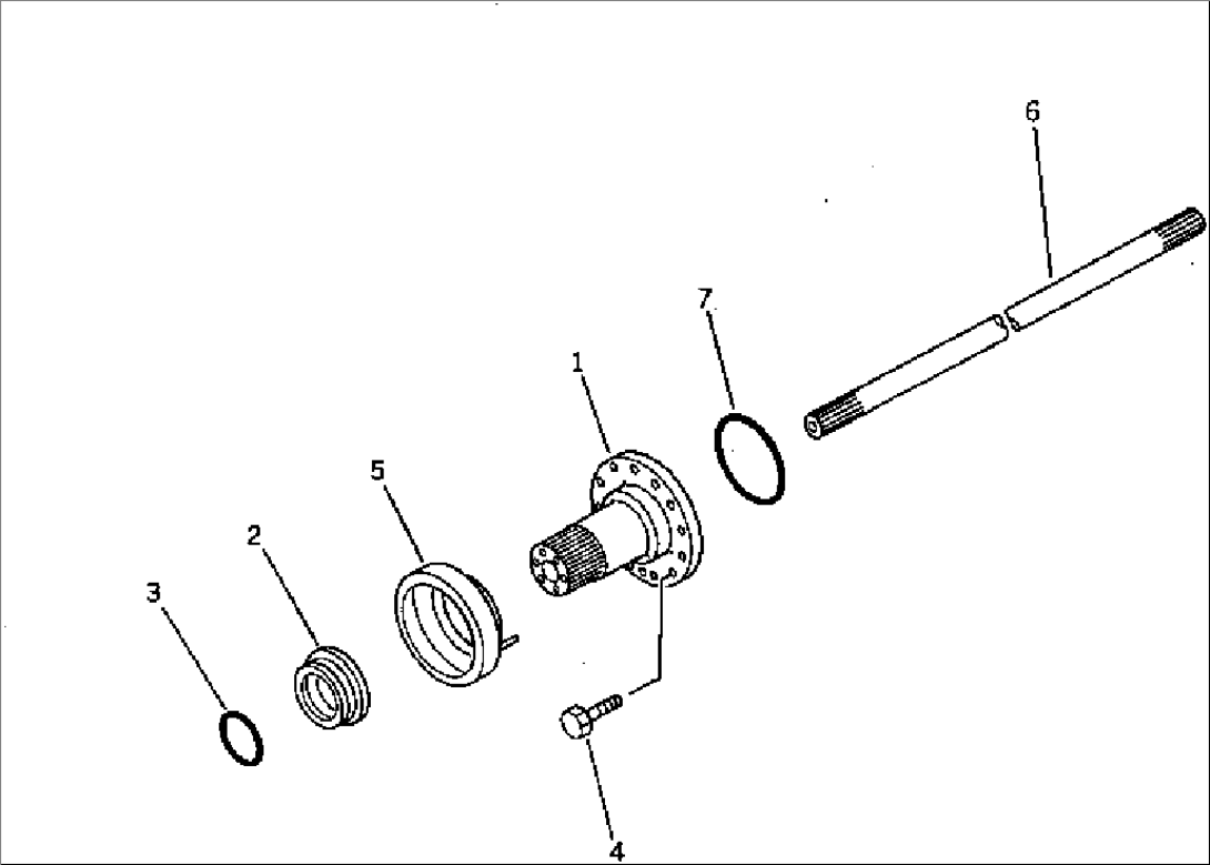 REAR AXLE SHAFT