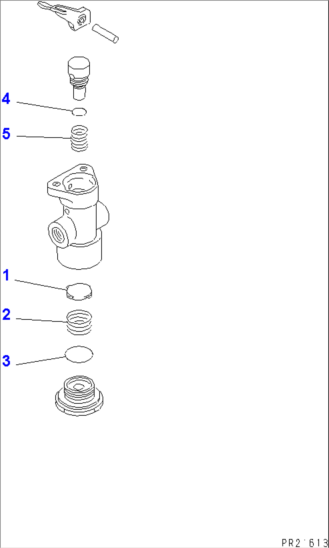 EMERGENCY BRAKE VALVE (INNER PARTS)
