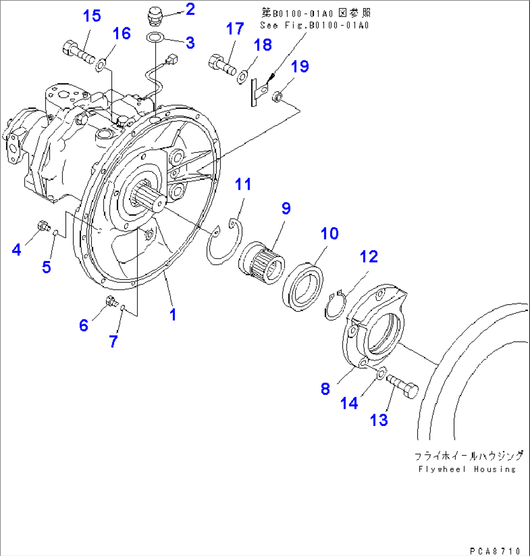 MAIN PUMP (FILLER¤ COUPLING AND MOUNT)(#1004-1190)
