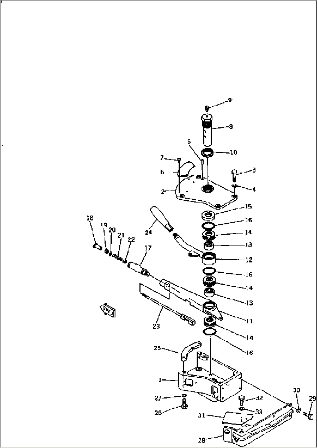 WINCH CONTROL LEVER