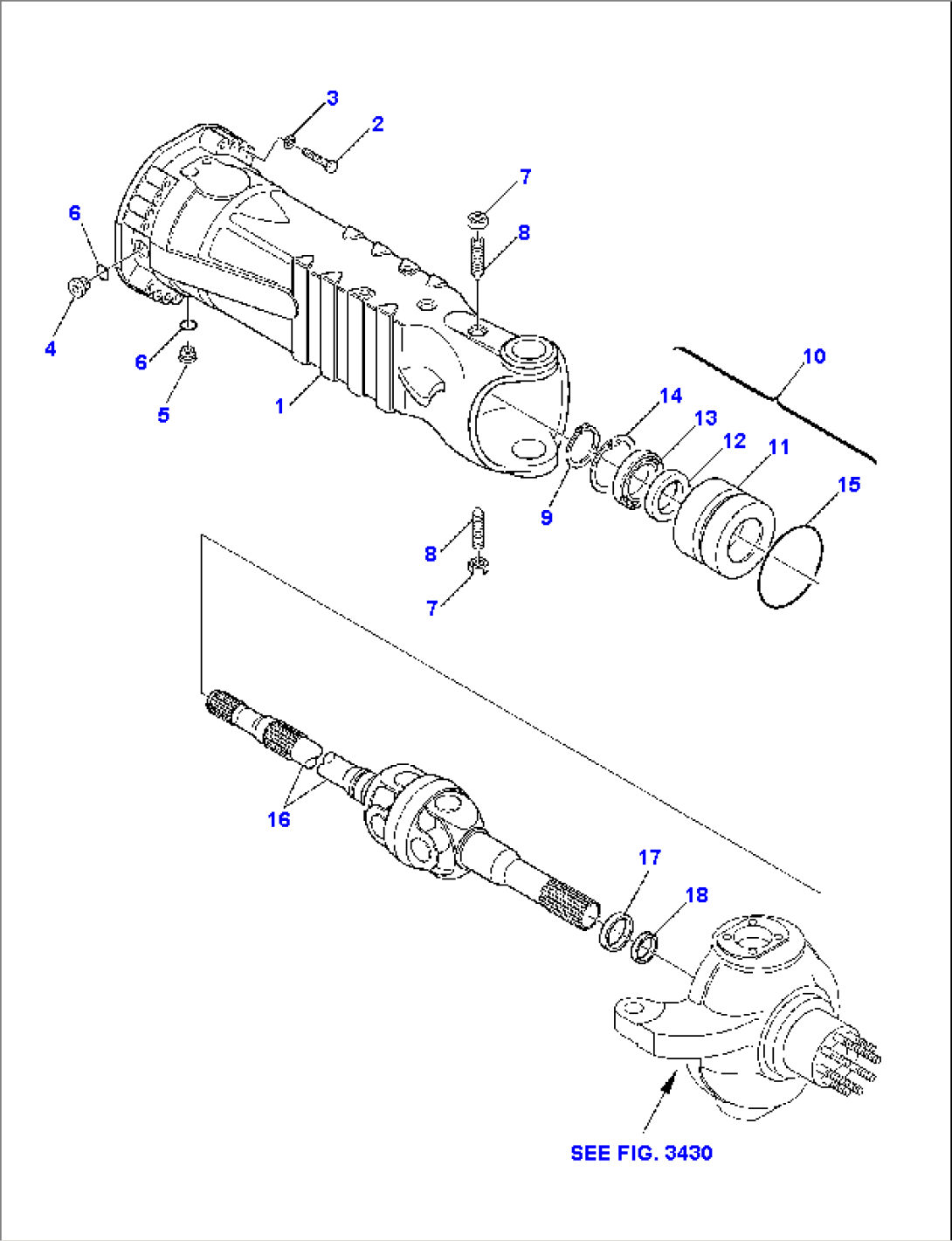 REAR AXLE (5/8) (4WS)