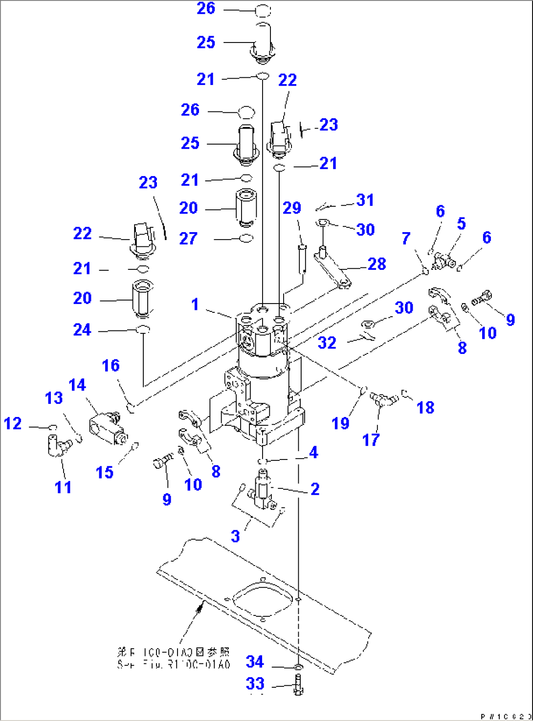 SWIVEL JOINT (CONNECTING PARTS)