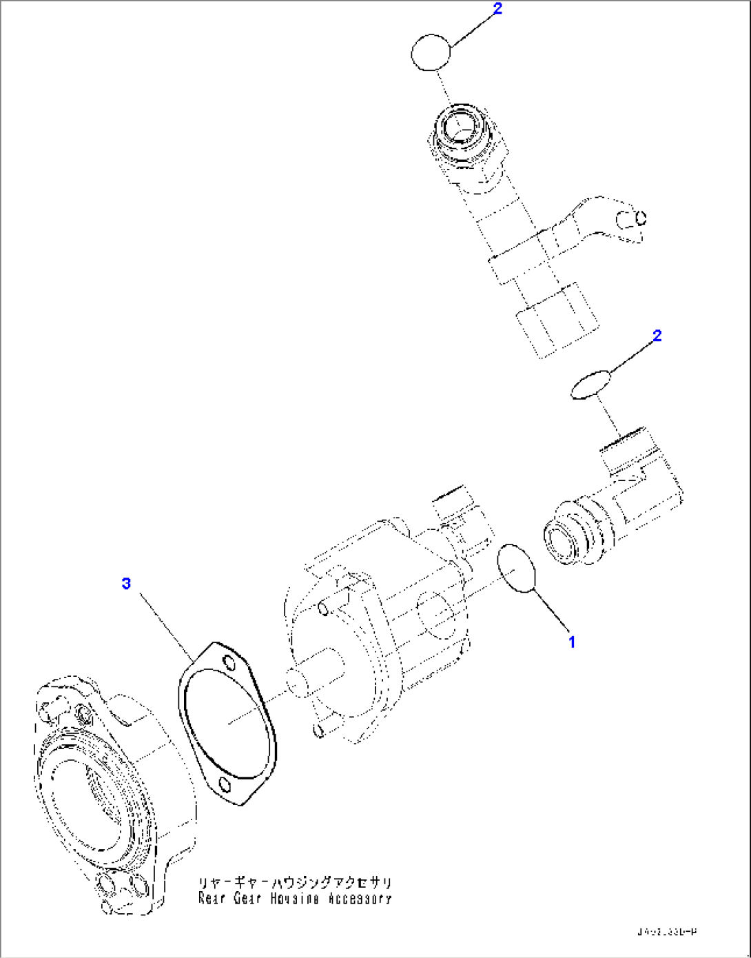 Hydraulic Pump, Cooling Fan Pump Related Parts (#1001-)