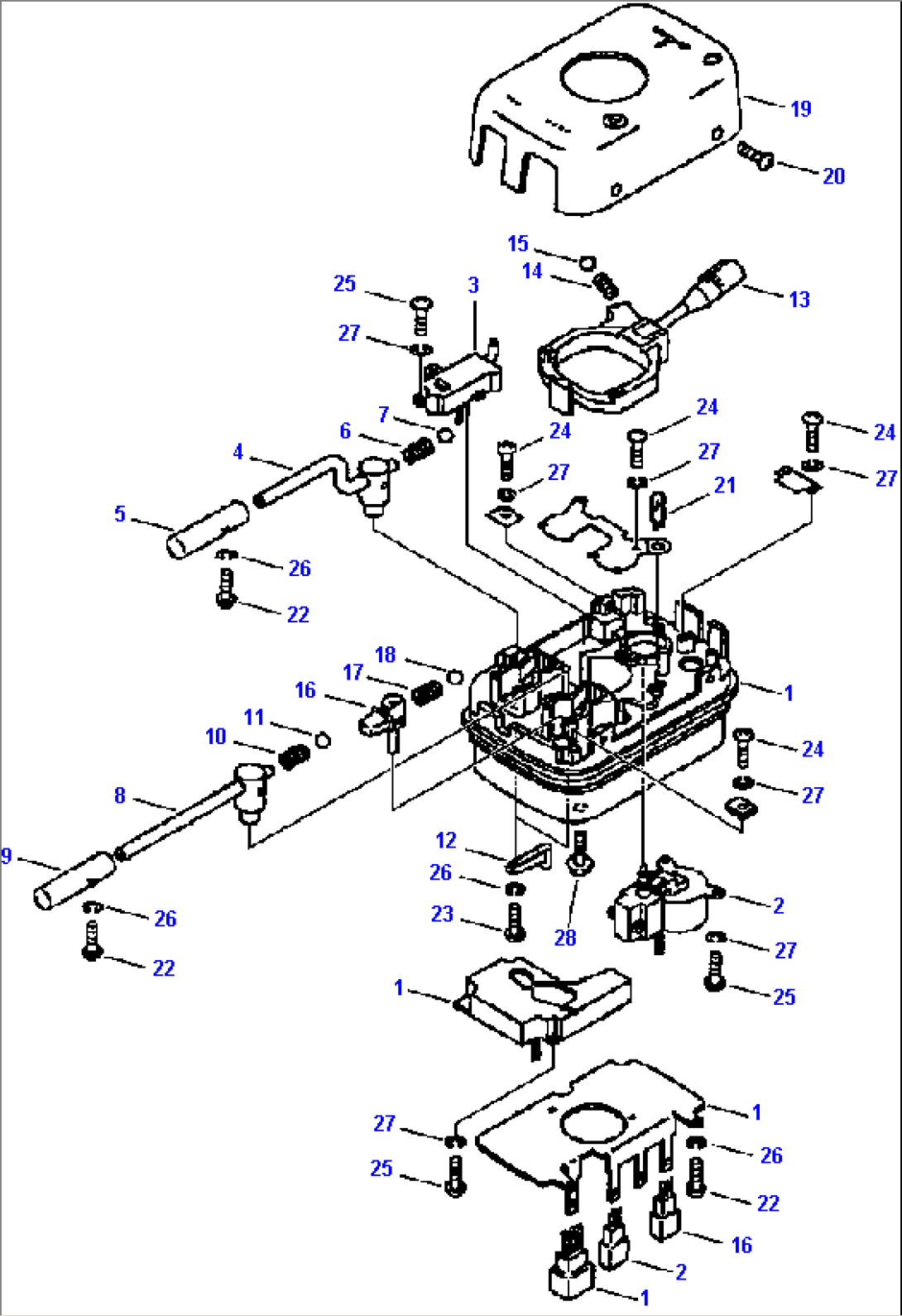 FIG. K4430-01A0 TRANSMISSION - CONTROL SWITCH