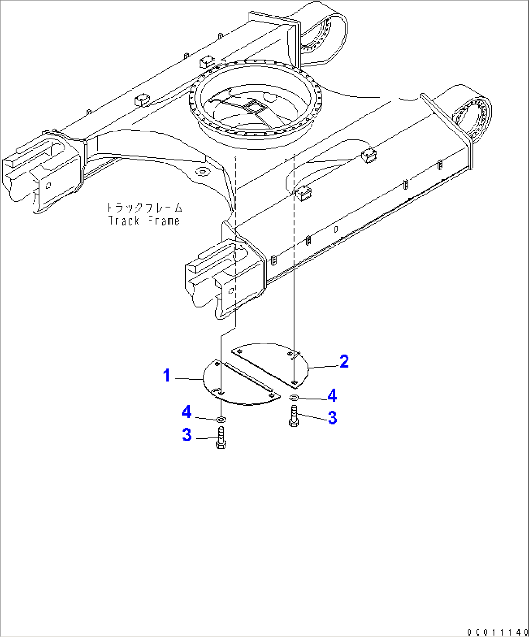 UNDER COVER (FOR TRACK FRAME)