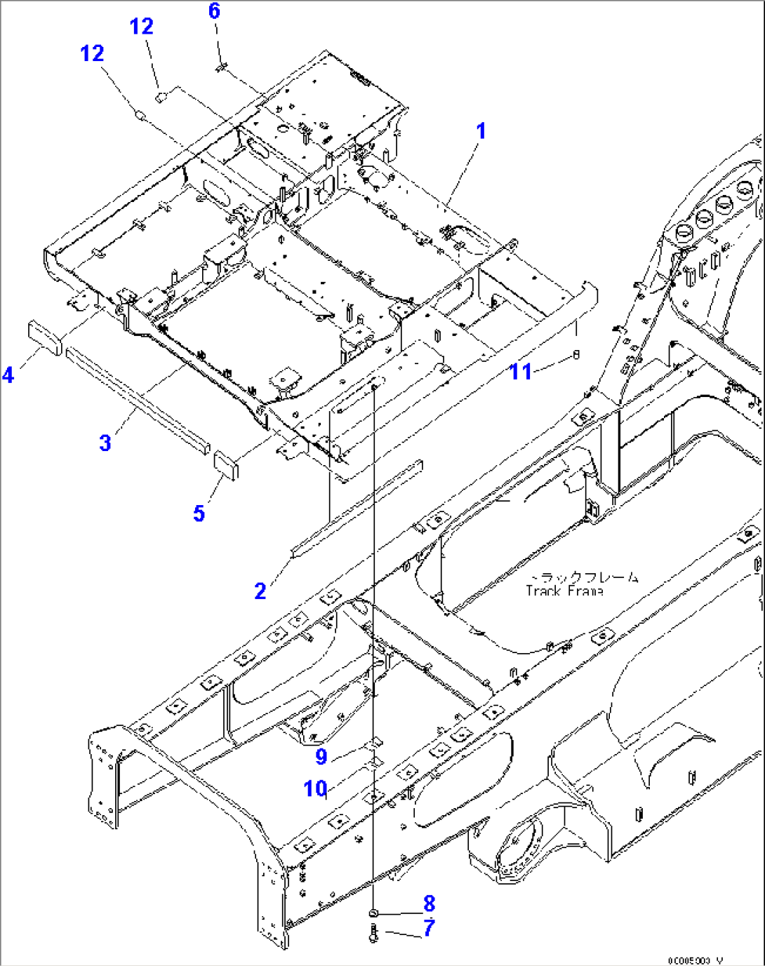 MAIN FRAME (FOR CONVEYOR SCALE)(#1030-)