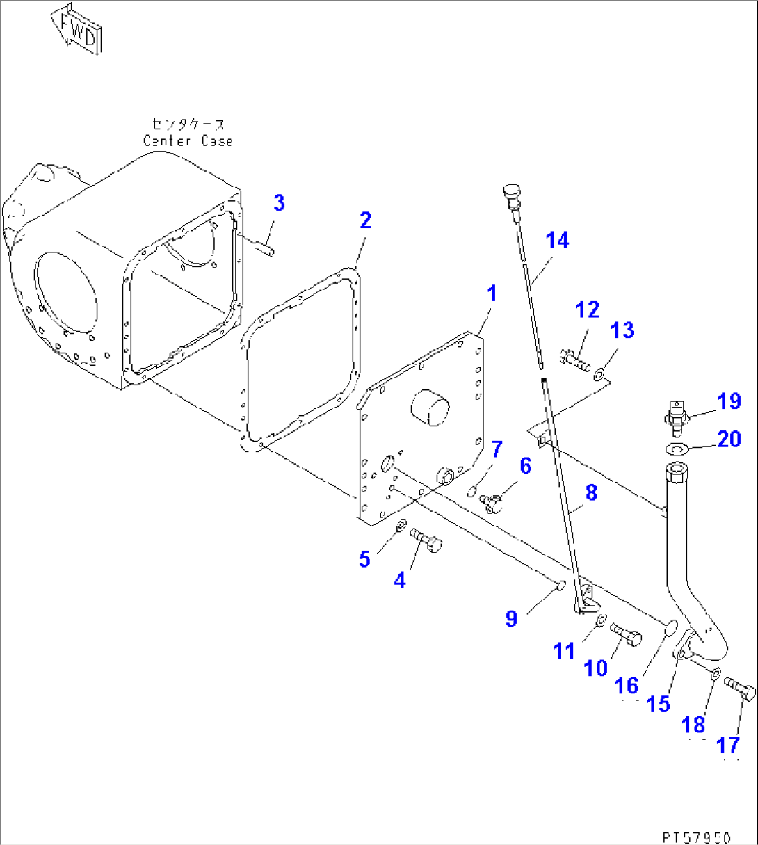 FINAL DRIVE CASE (NON-SPIN DIFFERENTIAL TYPE) (2/2)