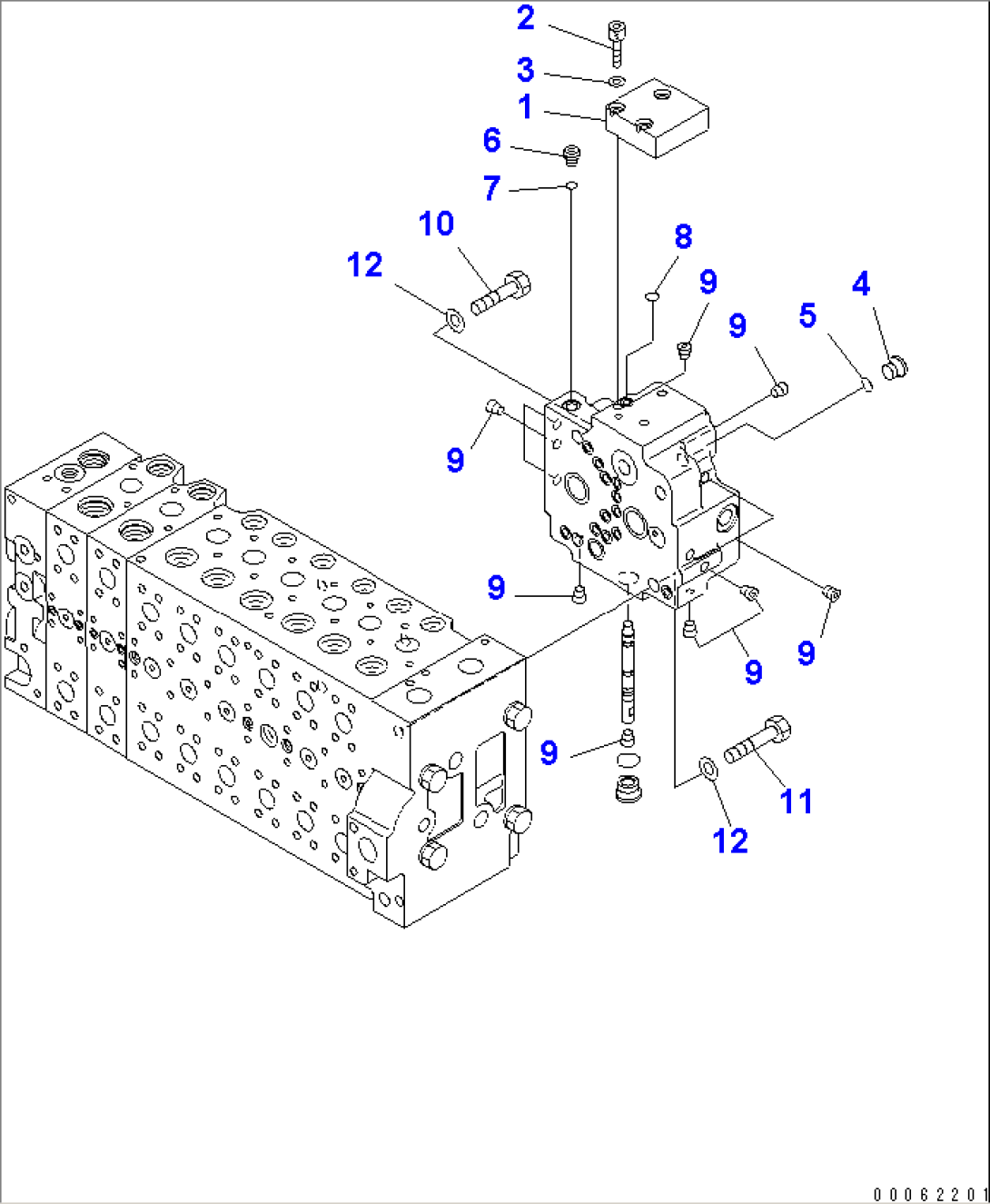 MAIN VALVE (2-ACTUATOR) (12/18)(#1001-)