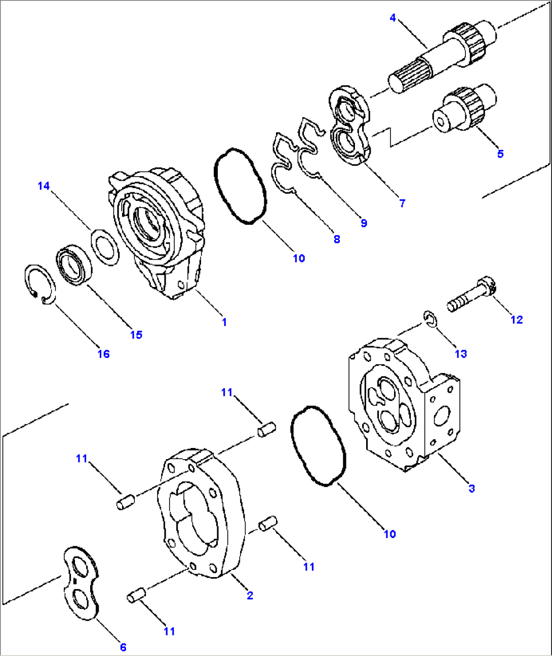 TRANSMISSION (CONTROL PUMP - KOMATSU)