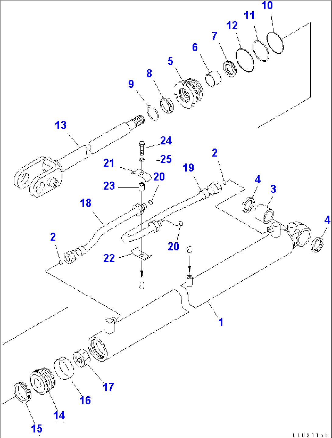 LIFT CYLINDER(#11501-)