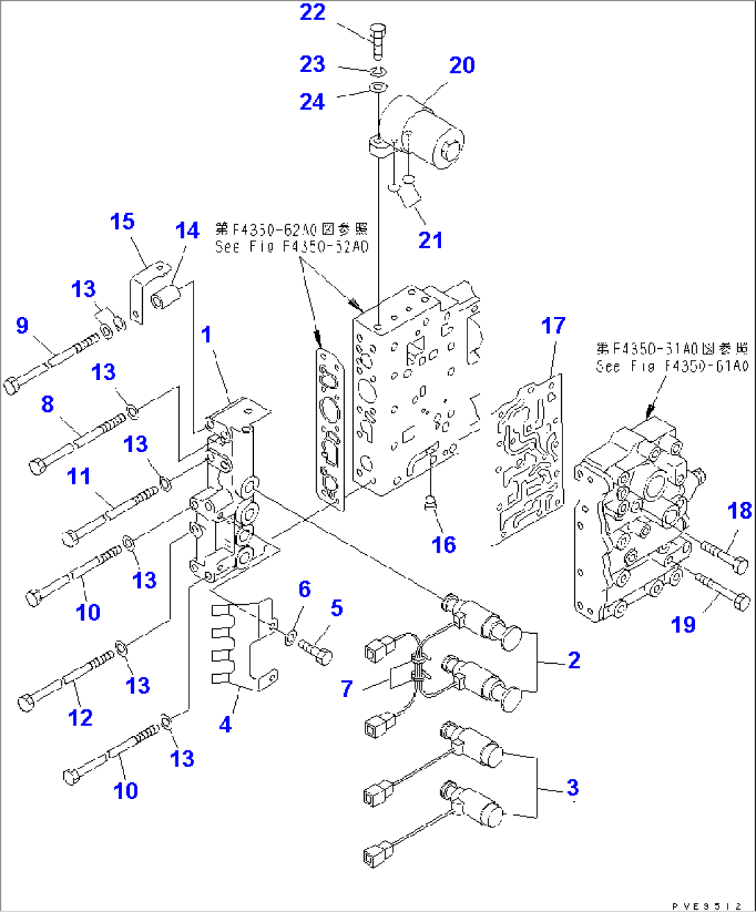 TRANSMISSION CONTROL VALVE (4/4) (SOLENOID VALVE)(#(84734)-)