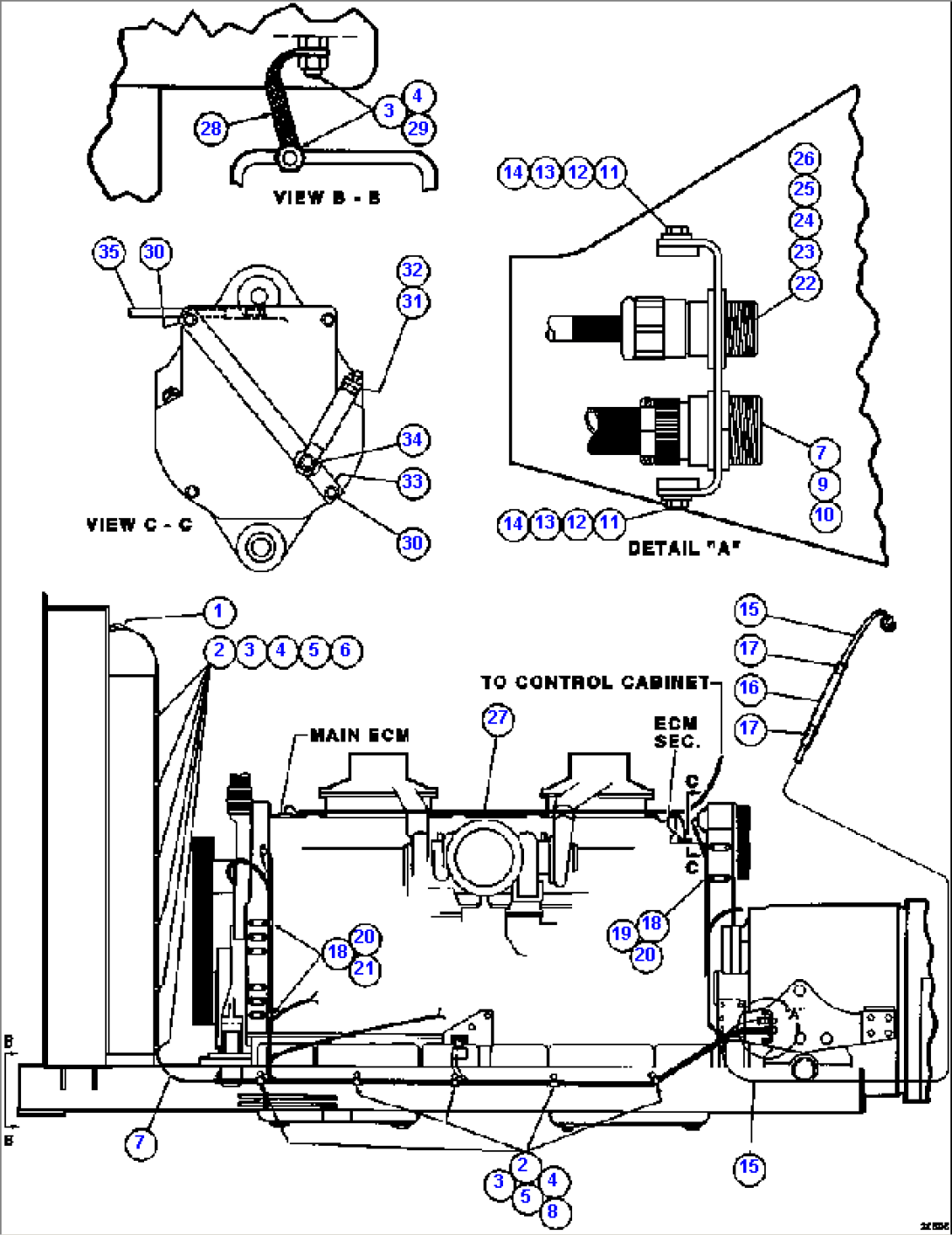 ENGINE & DDEC WIRING