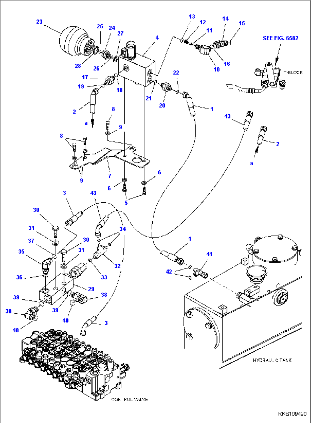 HYDRAULIC PIPING (SERVOCONTROL LINE) (3/4)