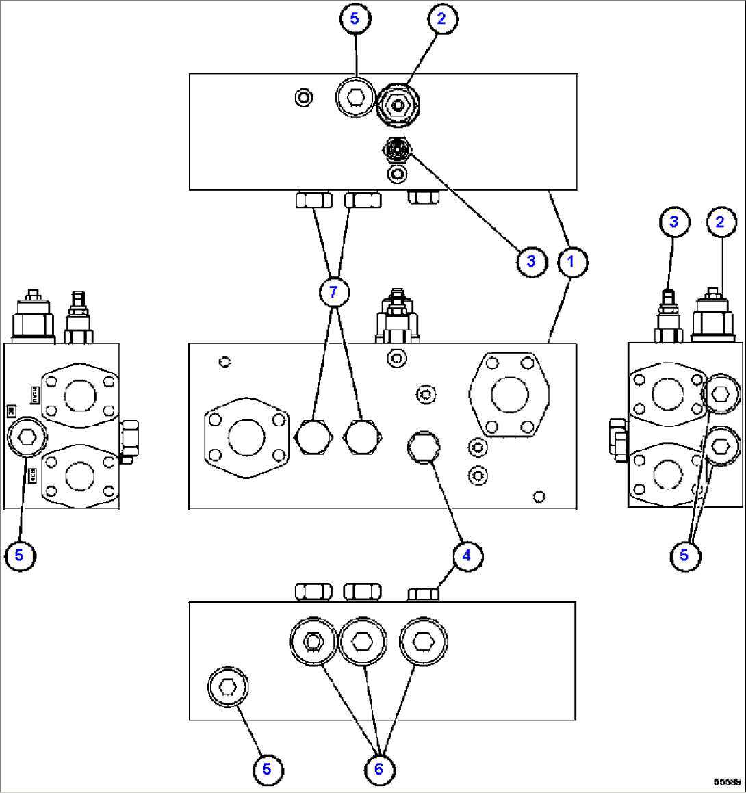 OVERCENTER MANIFOLD VALVE ASSM PC0522