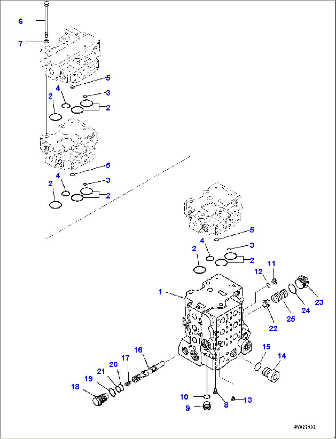 Fender, Control Valve (1/12) (#22001-)